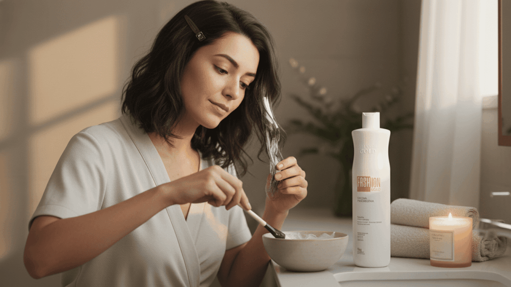 rotina de cuidado para alisar sem agredir o cabelo